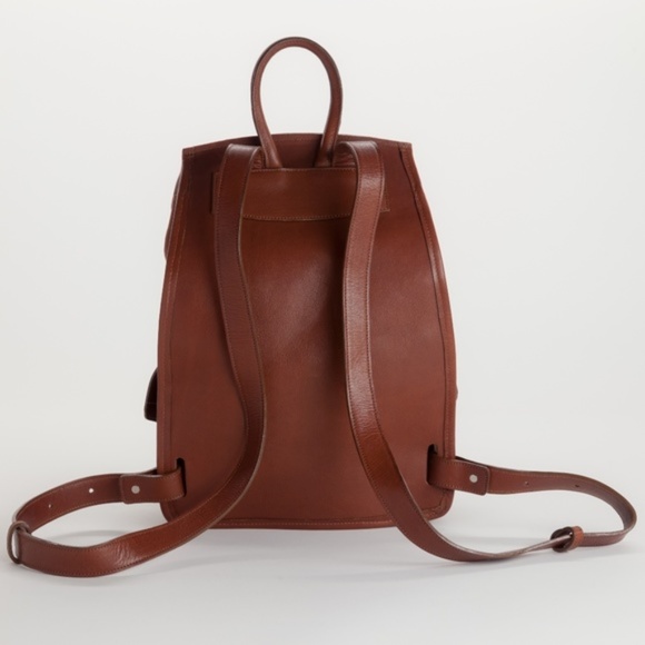 Argentine Full Grain Leather Backpack Handmade
